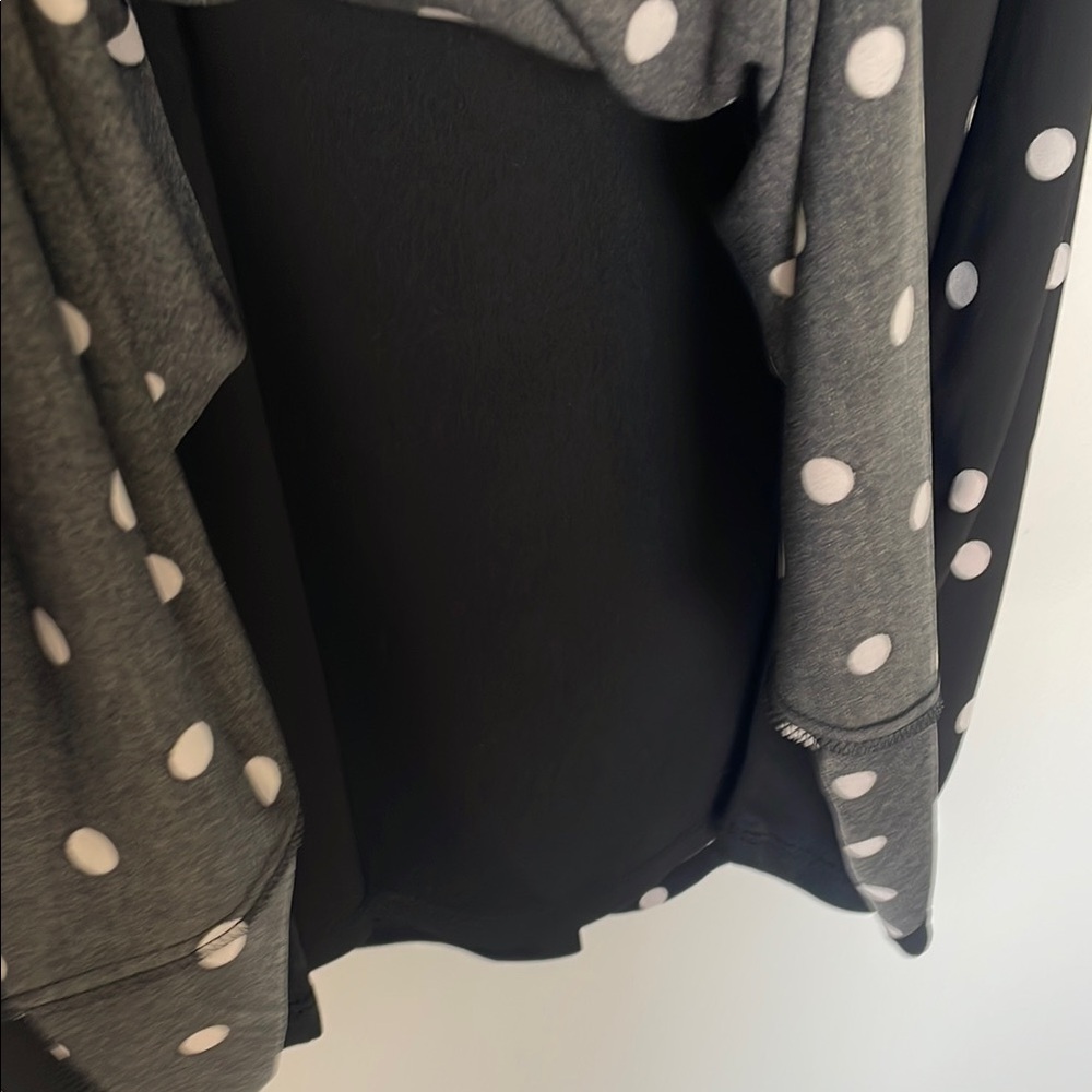 Lauren Ralf Lauren Black and White Polka Dot Sleeveless A-line Midi Dress Size 6 - Picture 6 of 10